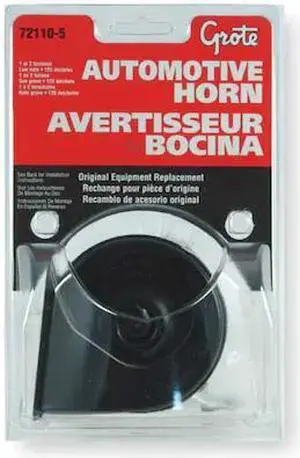GROTE 72110-5 Horn,Domestic GROTE 72110-5 Horn,Domestic