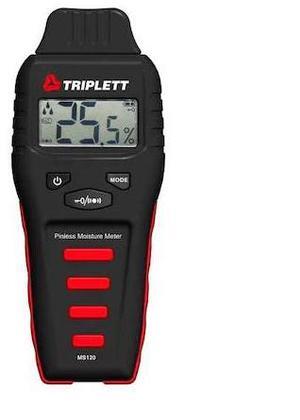 TRIPLETT MS120 Moisture Meter,Pinless,1inDepth