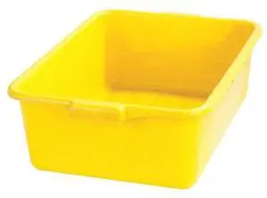 CARLISLE FOODSERVICE N4401104 Tote Box, Yellow, Polyethylene