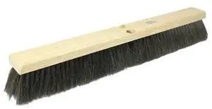 WEILER 42001 18" Fine Sweep Floor Brush Black Horsehair Fill