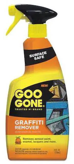 GOO GONE 2132 Graffiti Remover, 24 oz Spray Bottle, PK4