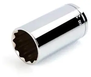 TEKTON SHD23332 1/2 Inch Drive x 32 mm Deep 12-Point Socket