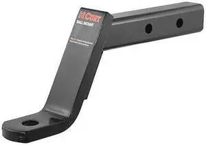 CURT 45240 Dual-Length Ball Mount,9-1/4"-12-1/4" L