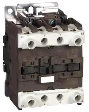 DAYTON 6EAZ3 IEC Magnetic Contactor, 4 Poles, 240 V AC, 50 A, Reversing: No