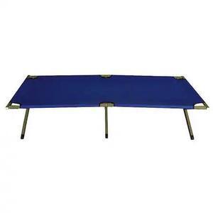 ZORO SELECT 29TM93 Kwik Folding Cot,Blue,225 lb. Capacity