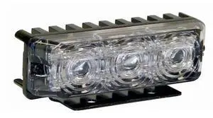 BUYERS PRODUCTS 5624433 4.375 Inch Clear Rectangular Projector Light With 3 LED