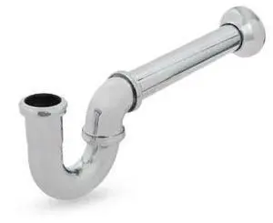 EVERFLOW 12818 Utility/ Milwaukee P-Trap for Tubular Drain Applications, 17GA