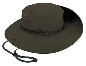 ERGODYNE 8936 Olive Lightweight Ranger Hat with Mesh Paneling, S/M