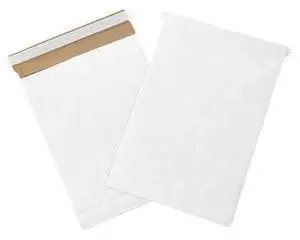 PARTNERS BRAND B807WSS25PK Self-Seal Padded Mailers, 9 1/2" x 14 1/2", White,