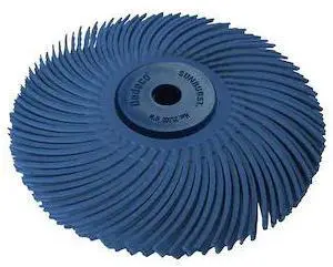 DEDECO 1334 SUNBURST 3'' TC 3-PLY BLUE 400 GRIT (A/O) 1/UNIT