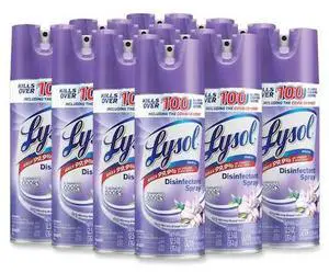 LYSOL 19200-80833 Cleaners & Detergents, Aerosol Spray, Early Morning Breeze,
