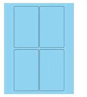 TAPE LOGIC LL175BE Tape Logic Rectangle Laser Labels, 3" x 5", Pastel Blue,