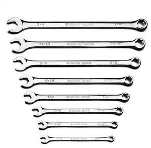 CAPRI TOOLS CP11750-8SPK WaveDrive Pro Combination Wrench Set, Reg/Rounded