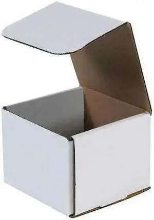 ZORO SELECT M554 5 in x 5 in x 4 in Inside H, Literature Mailer, White,