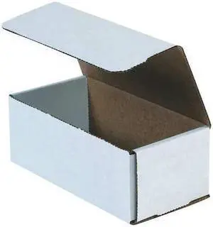 ZORO SELECT M843 8 in x 4 in x 3 in Inside H, Literature Mailer, White,
