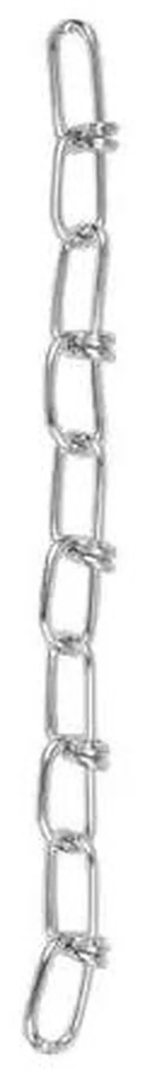 DOTTIE DL1 L.H. Dottie No 12 Gauge Bright Galvanized Double Loop Chain, 100PK