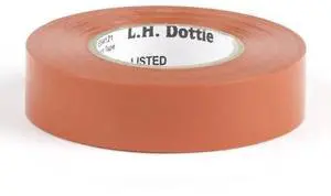 DOTTIE 360RED L.H. Dottie 3/4'' x 60' Red Electrical Tape, 10PK
