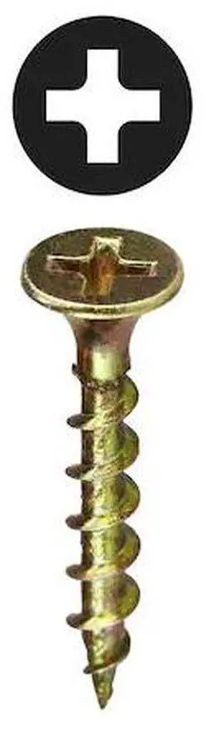 DOTTIE WR83 Drywall Screw, #8 x 3 in, Carbon Steel, Flat Head Phillips Drive,