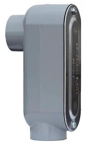 DOTTIE LB125CG L.H. Dottie 1-1/4'' LB Threaded Conduit Body w/ Cover & Gasket,