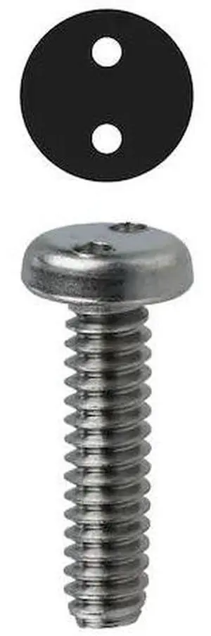 DOTTIE T6322SP #6-32 x 2 in Spanner Pan Machine Screw, 18-8 Stainless Steel,