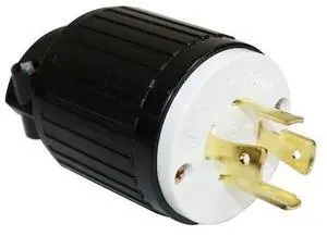 SUPERIOR ELECTRIC YGA028 Locking Plug, L14-20P, 20 A, 125/250V AC, 3 Pole,