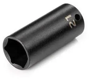 TEKTON SID13121 3/8 Inch Drive x 21 mm Deep 6-Point Impact Socket