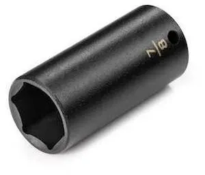 TEKTON SID13022 3/8 Inch Drive x 7/8 Inch Deep 6-Point Impact Socket