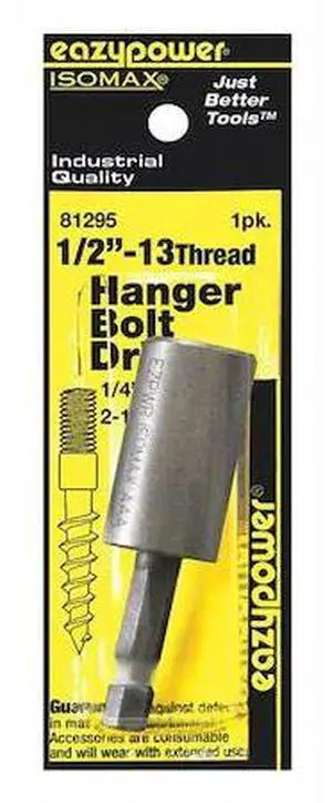 EAZYPOWER 81295 Hanger Bolt Driver,1/2-13