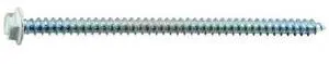 MIDWEST FASTENER 37967 Sheet Metal Screw, #8 x 3 in, Painted Steel Flange Hex