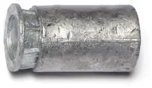 MIDWEST FASTENER 04213 20 (Coarse) x Short Drop-In Anchor, Lead, 100 PK