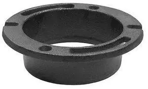 JONES STEPHENS C41440 Closet Flange, 4x4" Inside Caulk, Cast Iron