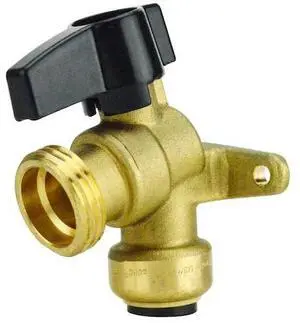 APOLLO FSBGV1234 1/2 in. Brass Push-To-Connect x 3/4 in. Garden Hose Thread