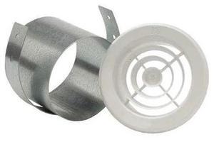 SOLER & PALAU PG-100 Fixed Plastic Grill, w/Steel Collar, 4"