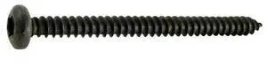 MIDWEST FASTENER 36893 Sheet Metal Screw, #8 x 2 in, Black Steel Pan Head Torx