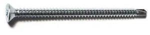 MIDWEST FASTENER 50907 Self-Drilling Screw, #10 x 3 in, Zinc Plated Steel Flat