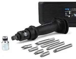 CAPRI TOOLS 21095 1/2 in Drive Impact Screwdriver Set, 10 pcs