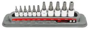 INGERSOLL-RAND 752032X 11 Piece Tamper Proof Torx Plus Bit Socket Set
