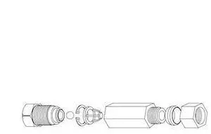 BECKETT RP50 Kit-Replacement Check Valve CB25, 50