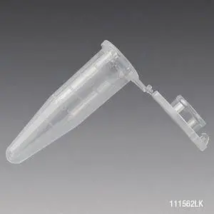 GLOBE SCIENTIFIC 111562LK Microcentrifuge Tube,1.5mL,Pp,PK500