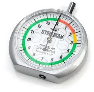 STEELMAN 42463 Dial-Type Color-Coded Tread Depth Gauge