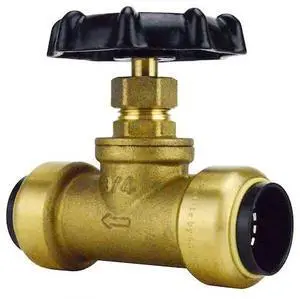 APOLLO FSBSV34WD 3/4 in. Brass Push-To-Connect Stop Valve with Drain