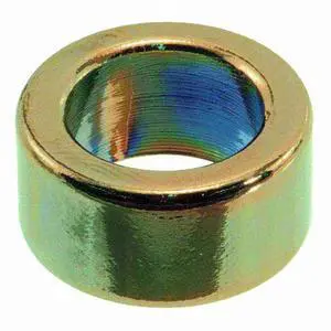 MIDWEST FASTENER 34091 Round Spacer, Black Chrome Steel, 3/8 in Overall Lg, 1/2