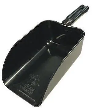 BULLY TOOLS 92161 32 oz Hand Scoop, Poly, 6 in