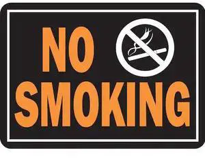 HY-KO A00811 No Smoking Sign 9.25" x 14", 12PK
