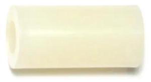 MIDWEST FASTENER 65806 Round Spacer, Nylon, 1 in Overall Lg, 0.257 in Inside