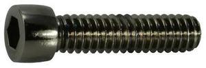 MIDWEST FASTENER 33486 1/4"-20 Socket Head Cap Screw, Standard, Black Chrome