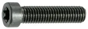 MIDWEST FASTENER 32962 #6-48 x 9/16 in Torx Fillister Machine Screw, Black