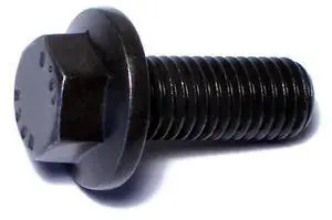 MIDWEST FASTENER 78462 Class 10.9, M12-1.75 Flange Bolt, Black Phosphate Steel,