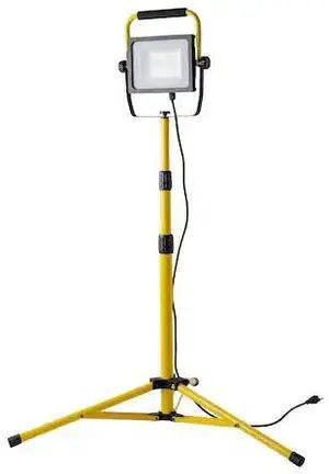 SUNLITE 88176-SU Commercial 7,000 Lumen Outdoor 1 Head LED Standing Work Light,