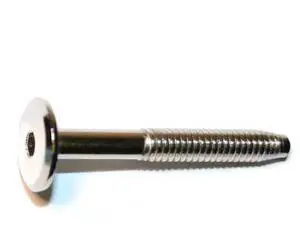 MIDWEST FASTENER 31584 Binding Screw, 1/4"-20, Steel, Nickel, 10 PK